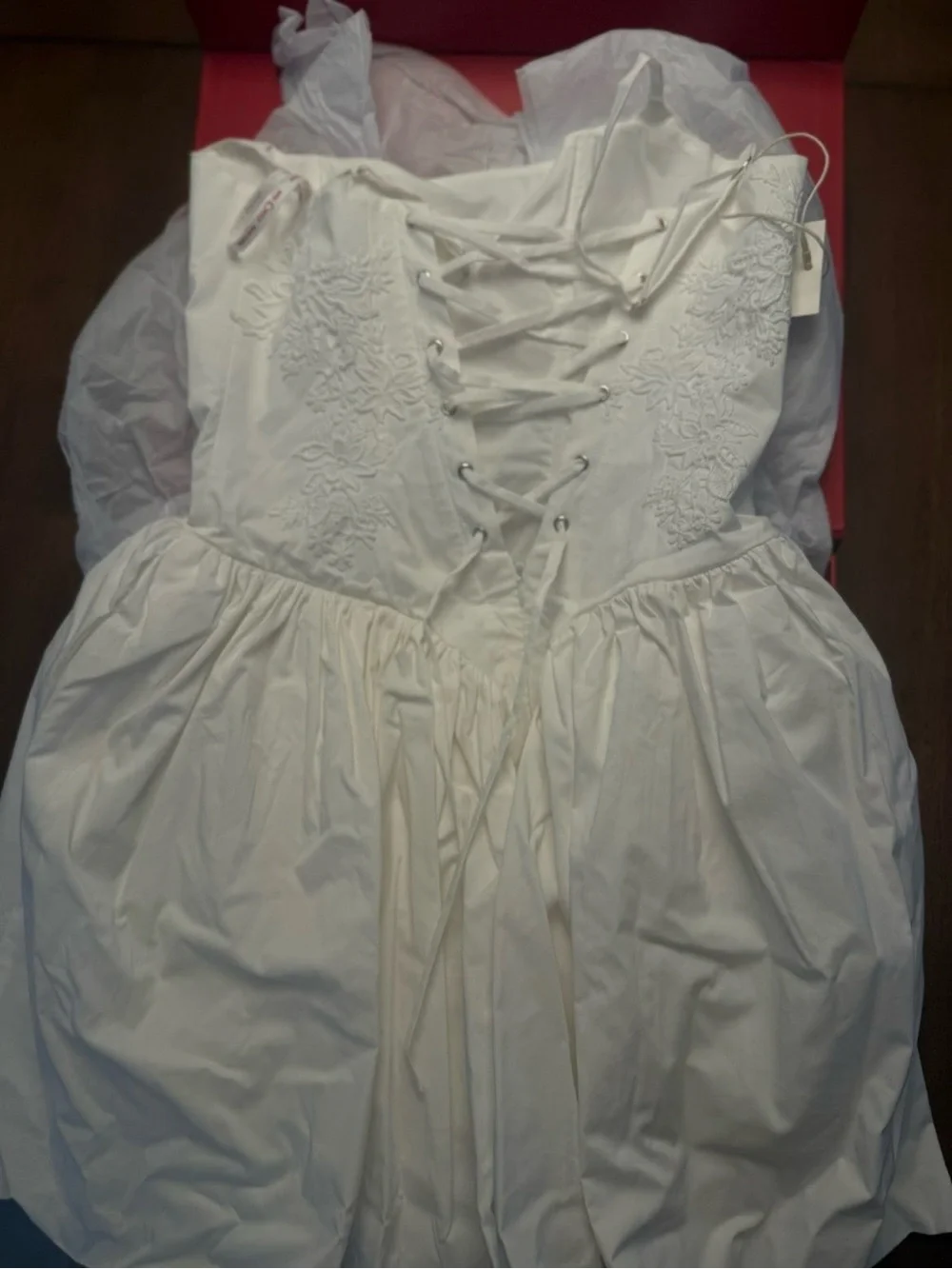 Miss Circle White Midi Dress — Elegant Women's Dress